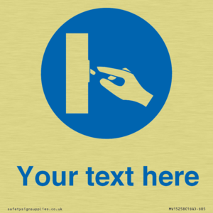 Custom Use Switch Sign